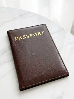 Dark Brown Passport Cover